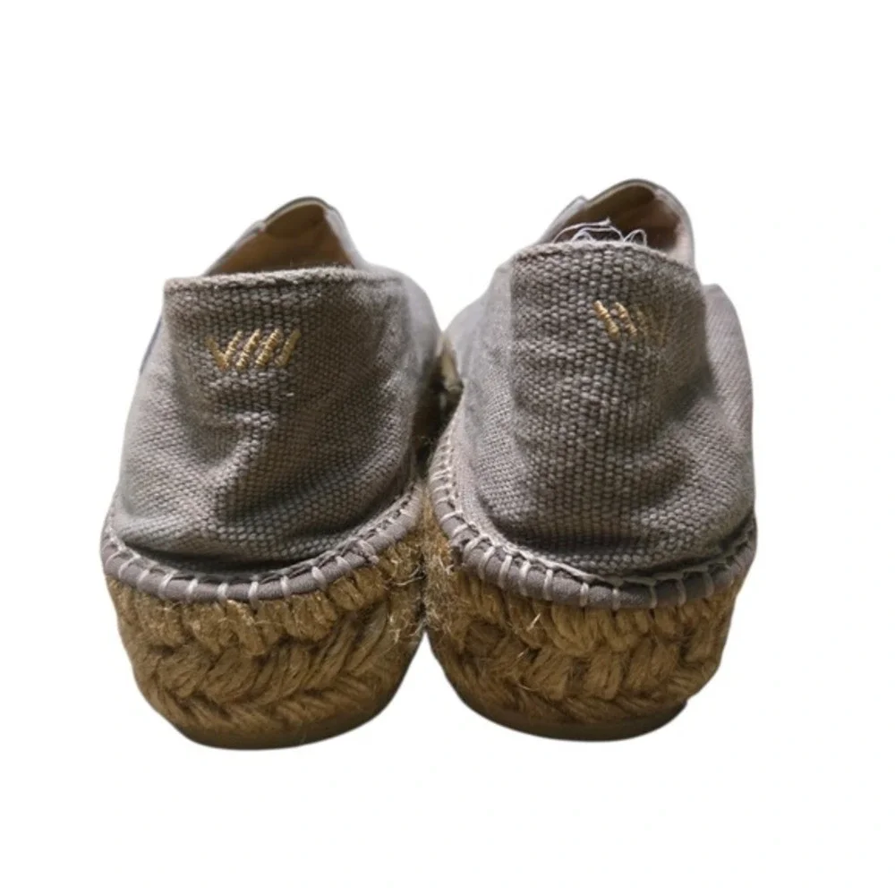 Viscata Barcelona Tan Platform Espadrilles Womens Slip On‎ Flat Shoes US Size 6